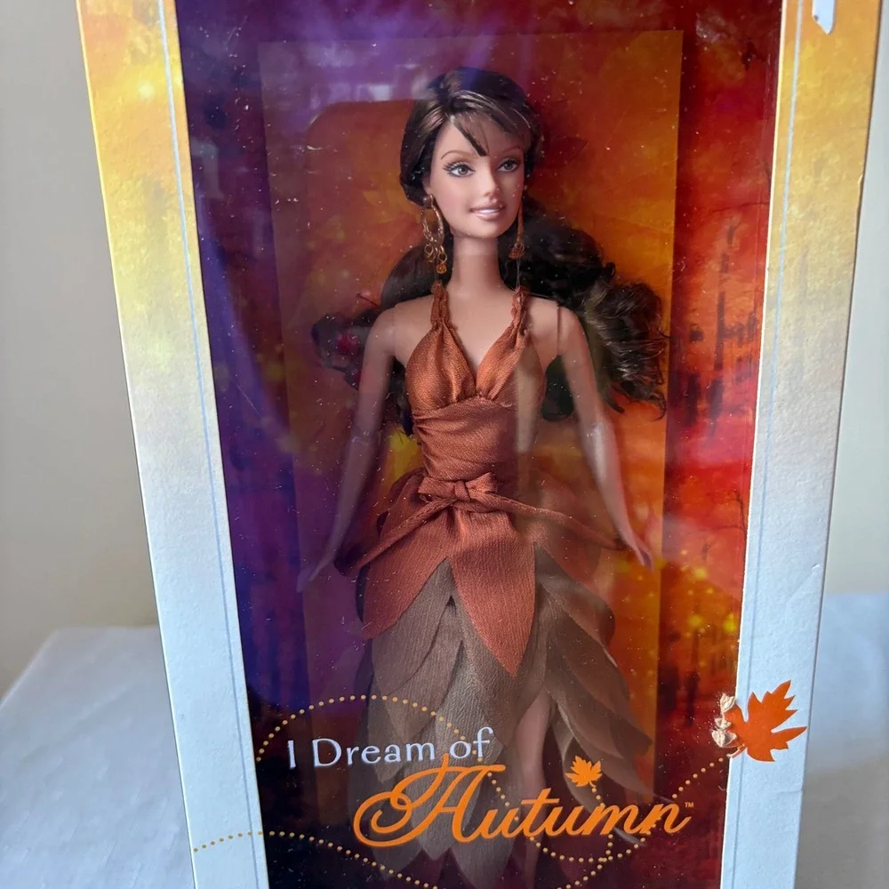 Mattel Barbie I Dream of Autumn Gold Label Dream Seasons Doll J3948 NRFB